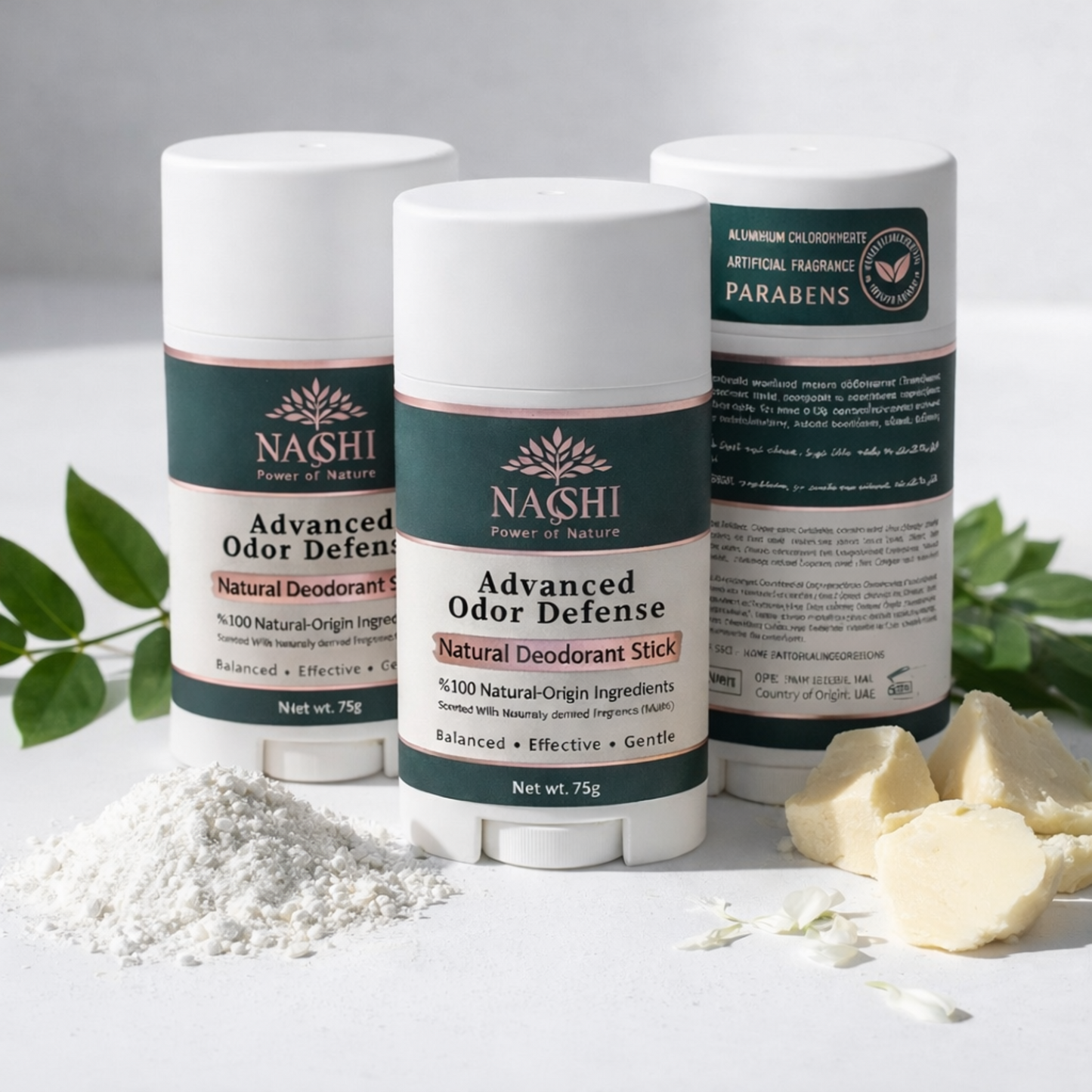 مزيل العرق بالمغنيسيوم والزنك