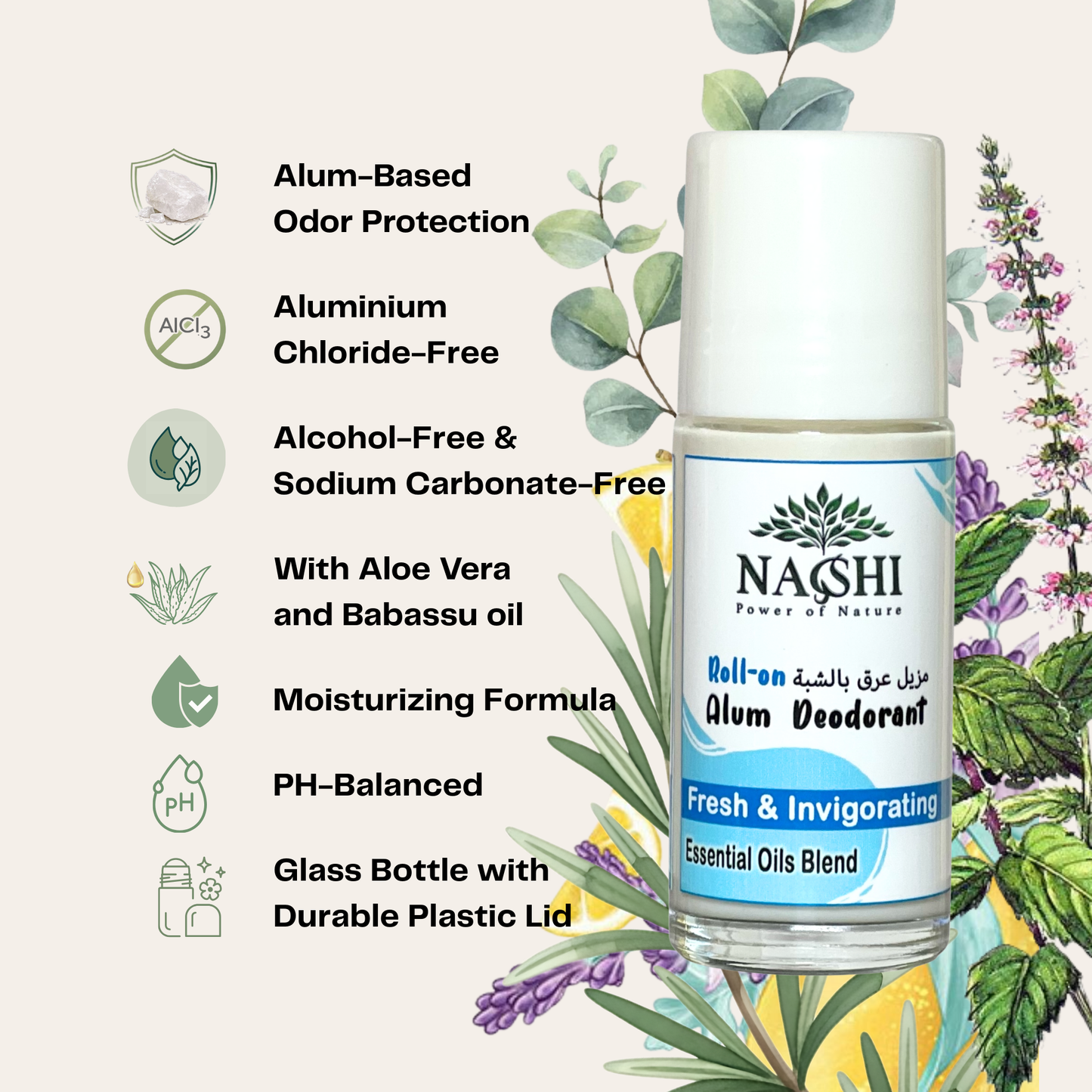 Roll-On Alum Deodorant